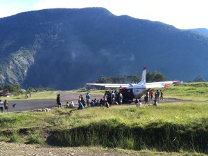 Plane Landed in the Tribe