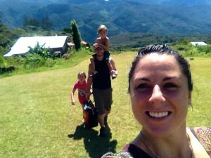 Walking up the Airstrip