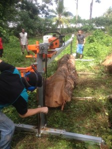Lumber for a Church building
