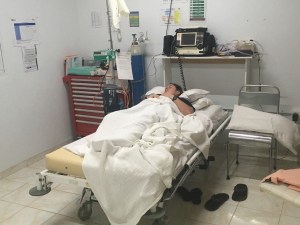 At the clinic in Vanuatu