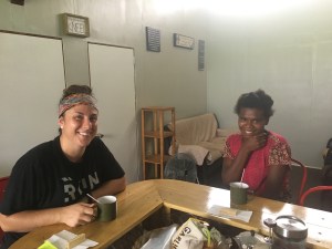 Nicole & Judith, One of the Language Helpers