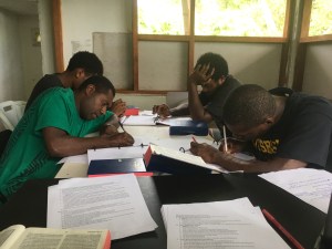 Studying & Hard at Work