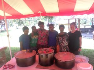 The group that helped cook